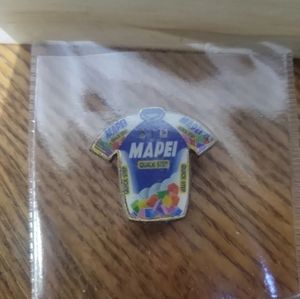 Mapei Quick Step Tour De France Cycling Jersey Pin Vintage